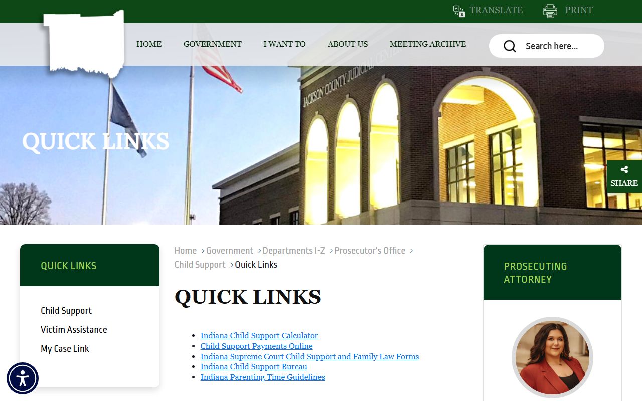 Jackson County probate records prosecutor quick links related services
